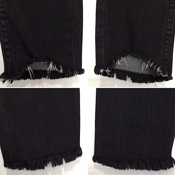 Free People Distressed Raw Hem Jeans - Picture 10 of 11